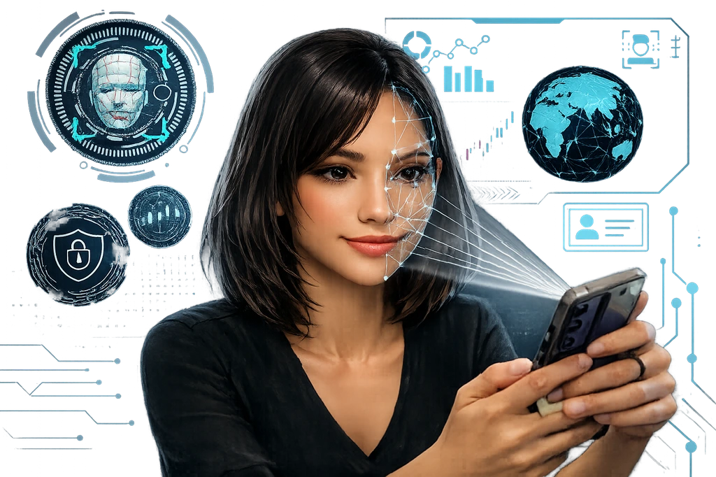 Illustration Technology Biometric Indonesia